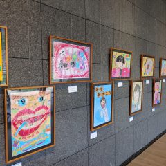 壁面側展示風景写真